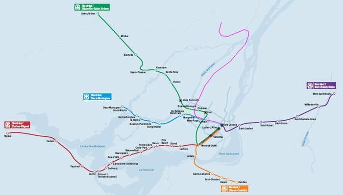 Mapa linii AMT z naniesionymi najbliższymi projektami. Fot. AMT