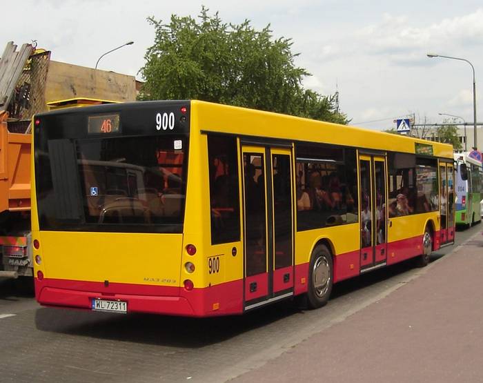 Autobusy MAZ 203 na ulicach Kielc. źródło: www.komunikacja-kielce.pl;fot. ice