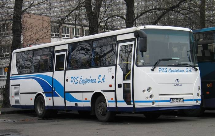 Autosan w barwach PKS Częstochowa