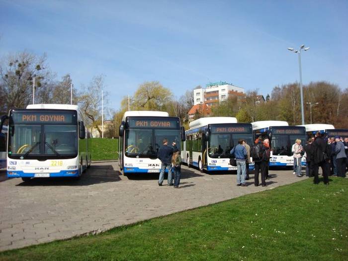 Uroczyste przekazanie 5ciu autobusów MAN Lion’s City G A 23 z napędem CNG w Gdyni