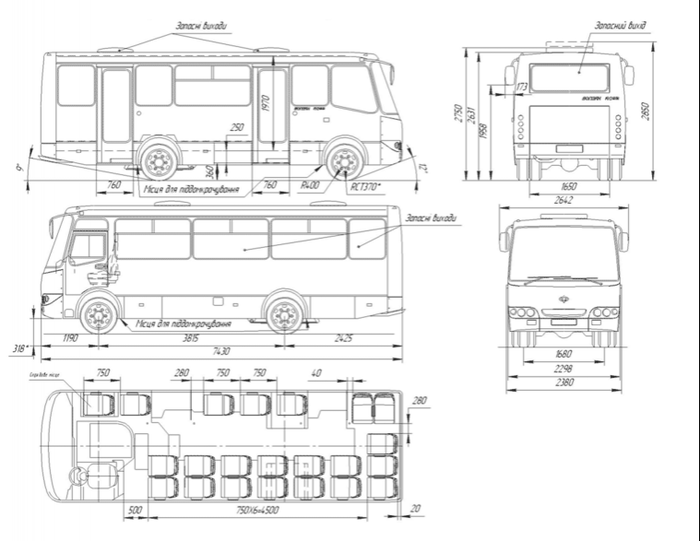 Bogdan A-09202 - rysunki
