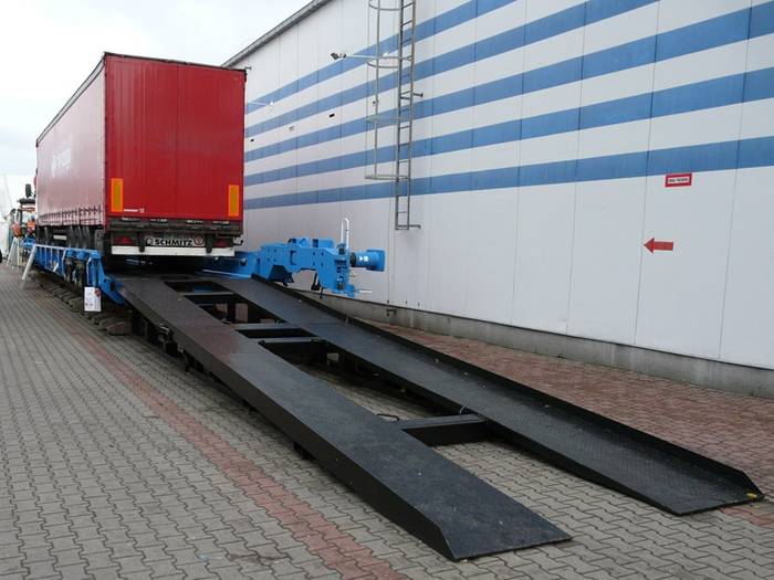 Wagon 602S produkcji TS Opole - rampa wjazdowa. Fot. R. Piech