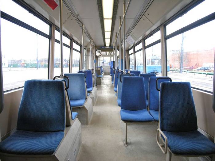 Widok na człon 2 i 3 oryginalnego tramwaju. Fot. SWM-MVG