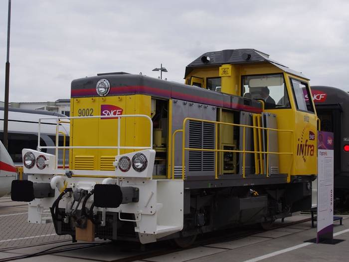 Zmodernizowana lokomotywa SNCF. Fot. K. Wach
