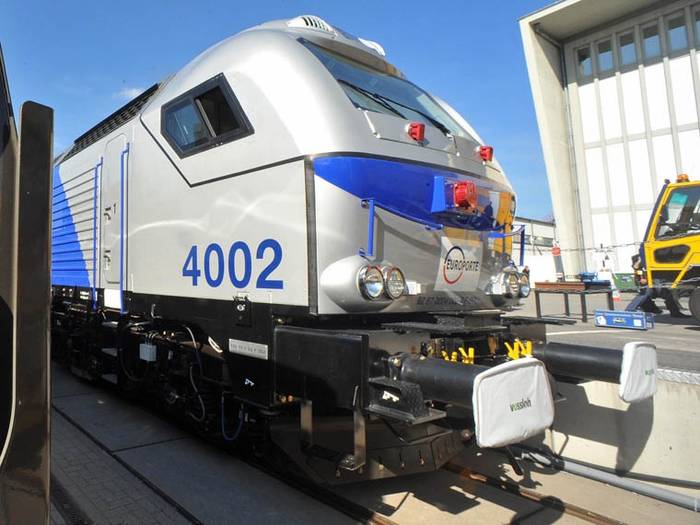Premierowa lokomotywa Eurolight firmy Vossloh. Fot. InnoTrans