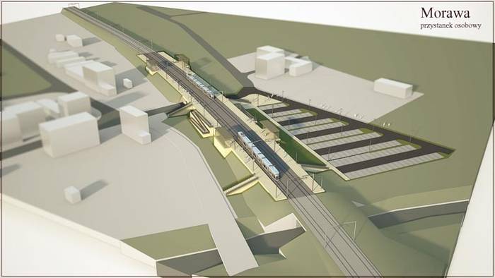 Wizualizacja nowego przystanku Morawa. Źródło: UM Katowice
