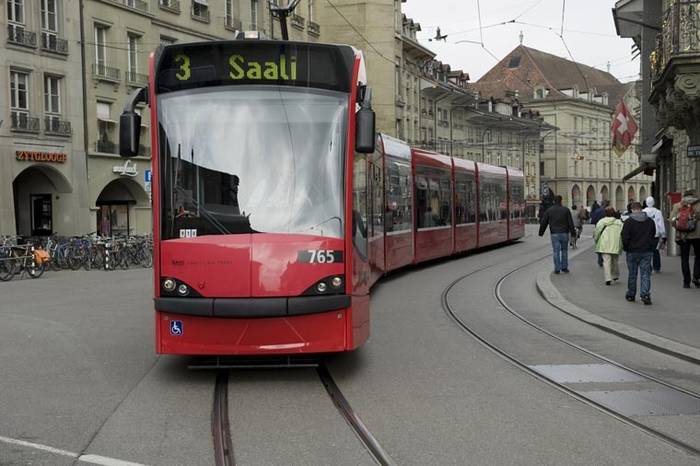 Tramwaj Combino pierwszej generacji. Fot. Bernmobil