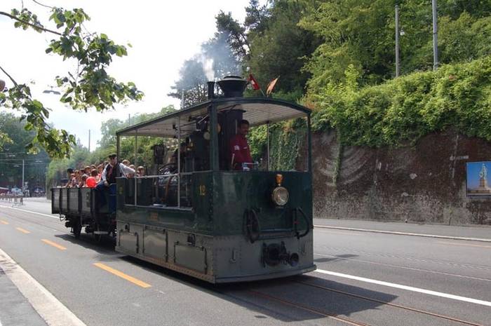 Replika tramwaju parowego. Fot. Bernmobil