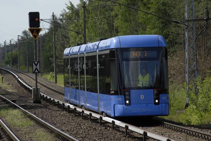 Variobahn podczas bicia rekordu. Fot. Stadler