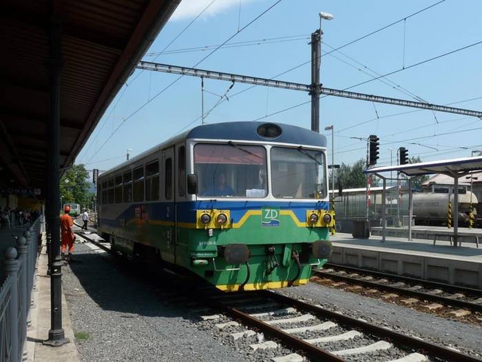 Pociąg Železnice Desná na stacji Šumperk. Fot. P. Piech
