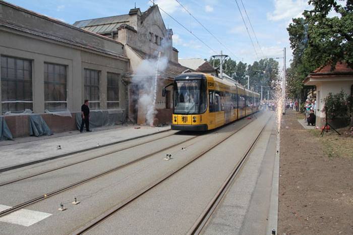 Inauguracja przedłużonej linii 10. Fot. DVB Dresden