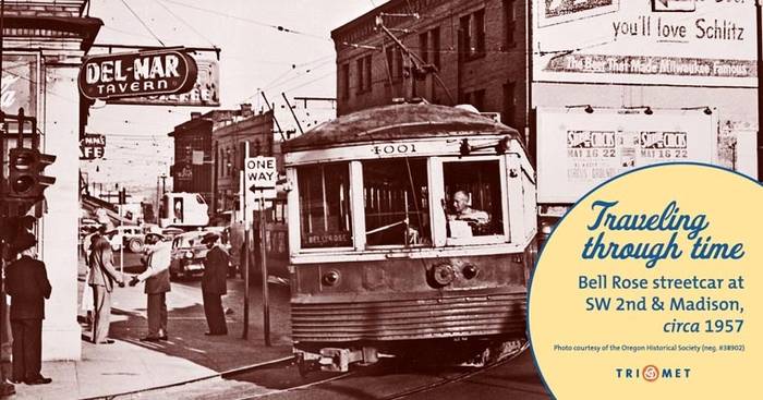Pierwotne tramwaje w Portland. Fot. TriMet