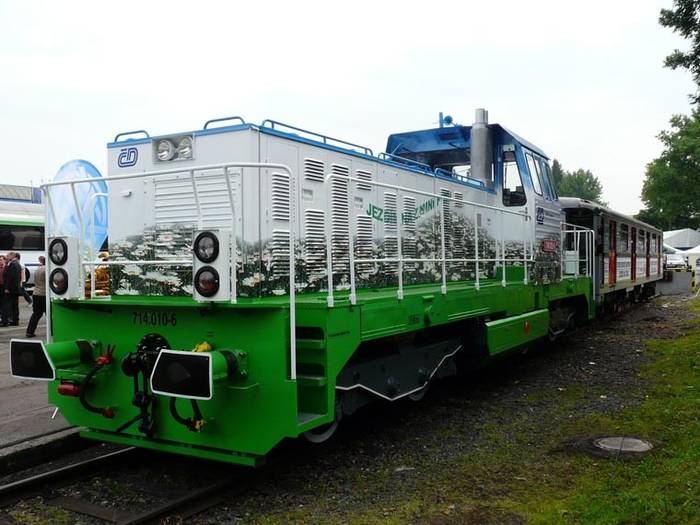 Zmodernizowana lokomotywa serii 714.010. Fot. R. Piech