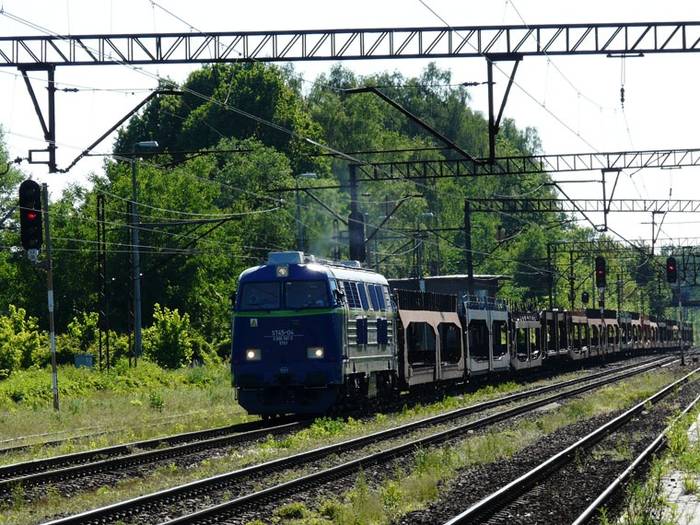 Już za niedługo lokomotywy ST45 mają przejąć transporty samochodów w Czechach. Fot. R. Piech