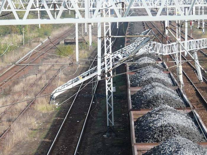 Obraz zniszczeń infrastruktury. Fot. R. Piech