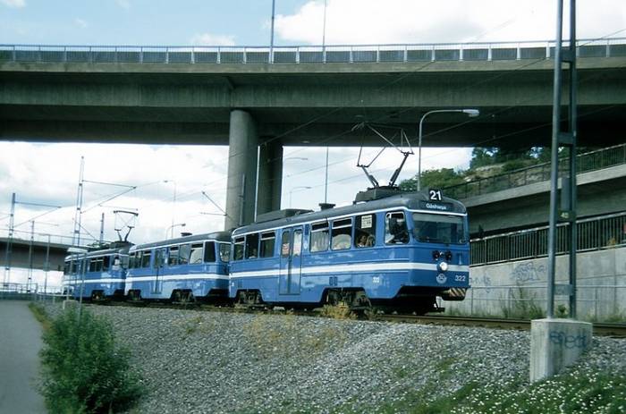 Aktualny tabor na Lidingöbanan. Fot. Falk2, Wikimedia Commons, GFDL