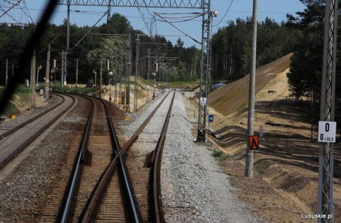 Łącznica omijająca stację Czerwieńsk (foto: Lubuskie.pl)