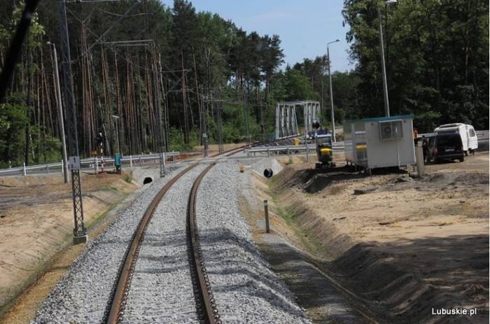 Łącznica omijająca stację Czerwieńsk (foto: Lubuskie.pl)