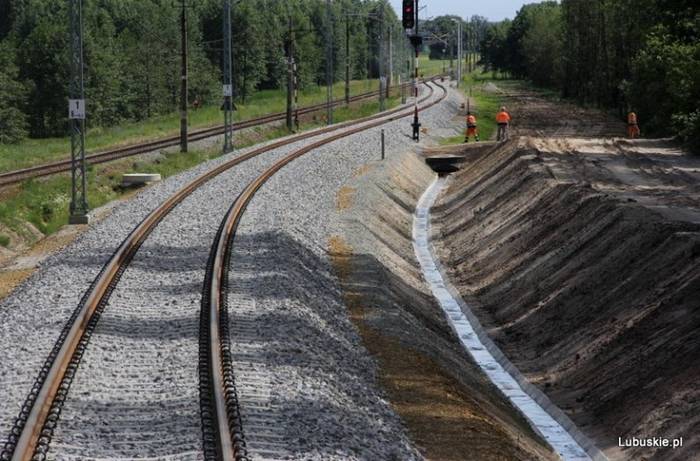 Łącznica omijająca stację Czerwieńsk (foto: Lubuskie.pl)