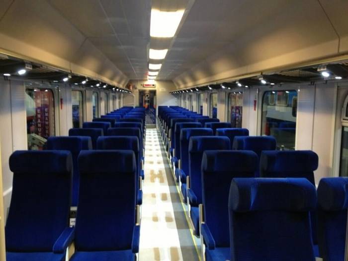 Wagon PKP IC po modernizacji (źródło: Twitter Janusz Malinowski)