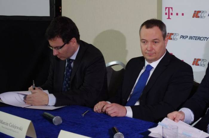Prezes PKP Intercity Marcin Celejewski