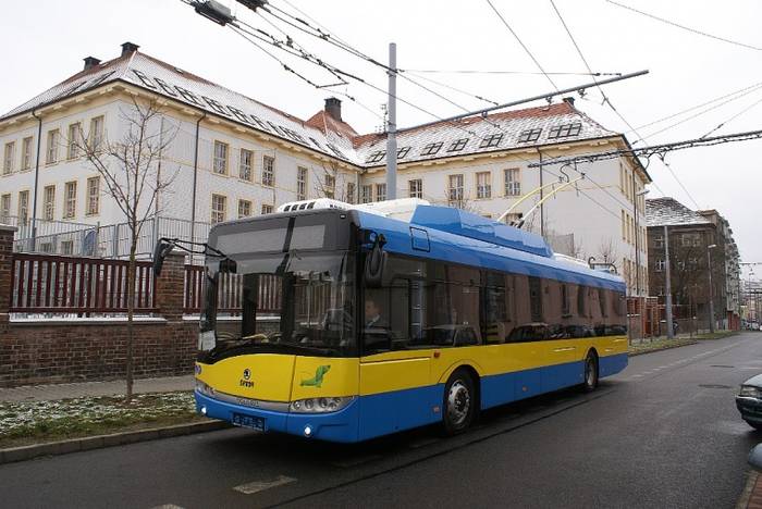 Pierwszy testowy trolejbus Solaris- Škoda 26 Tr dla Plewen