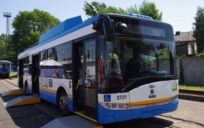 Solaris Trollino w barwach Ostravy