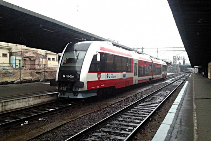 SA132-008 należący do Kolei Wielkopolskich