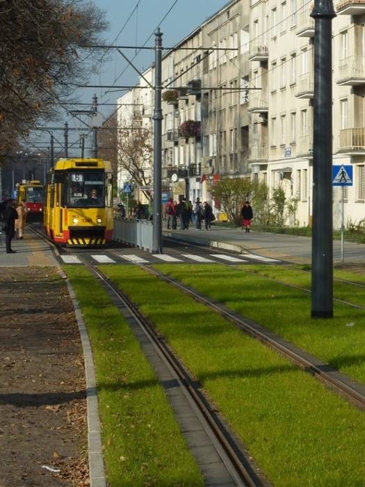 Warszawskie zielone torowiska (foto: UM Warszawa)