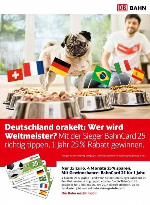Karta przejazdowa Sieger BahnCard 25