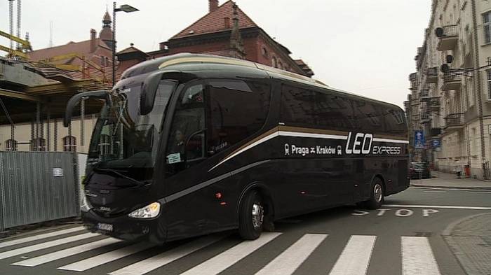 Autobus LEO Express na trasie Kraków-Bohumin (źródło: Facebook)