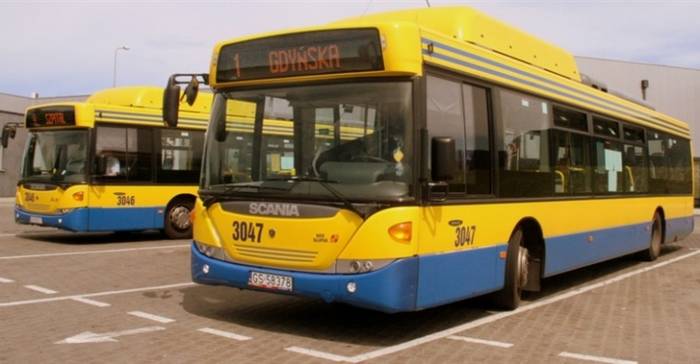 Scania OmniCity w barwach MZK Słupsk