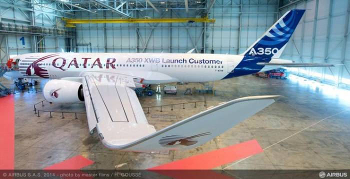 A350 dla linii Qatar Airways (foto: Airbus)