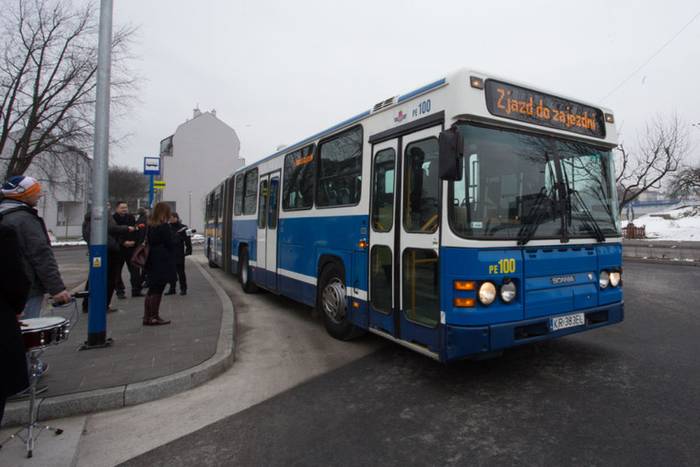 5 lutego autobusy Scania 113ALB zostały oficjalne wycofane z obsługi regularnych linii autobusowych w Krakowie. Foto: Paweł Krawczyk/krakow.pl