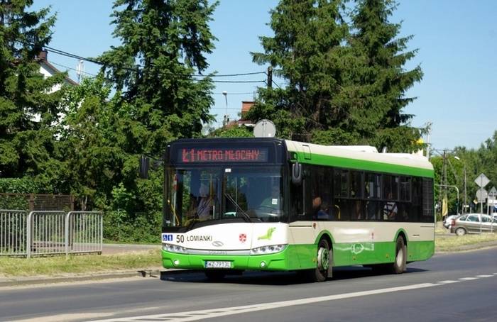 Solaris Urbino 12 w barwach KM Łomianki