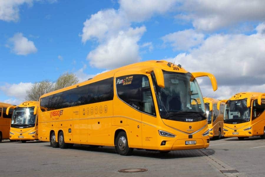 Infobus - RegioJet ma kłopoty nie tylko w Polsce. Awantura w autobusie zastępczym w Czechach