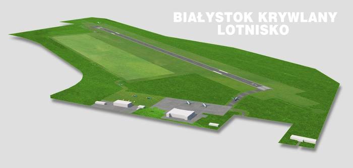 Krywlany z szansą na regularne loty. Podlaskie planuje rozwój lotniska
