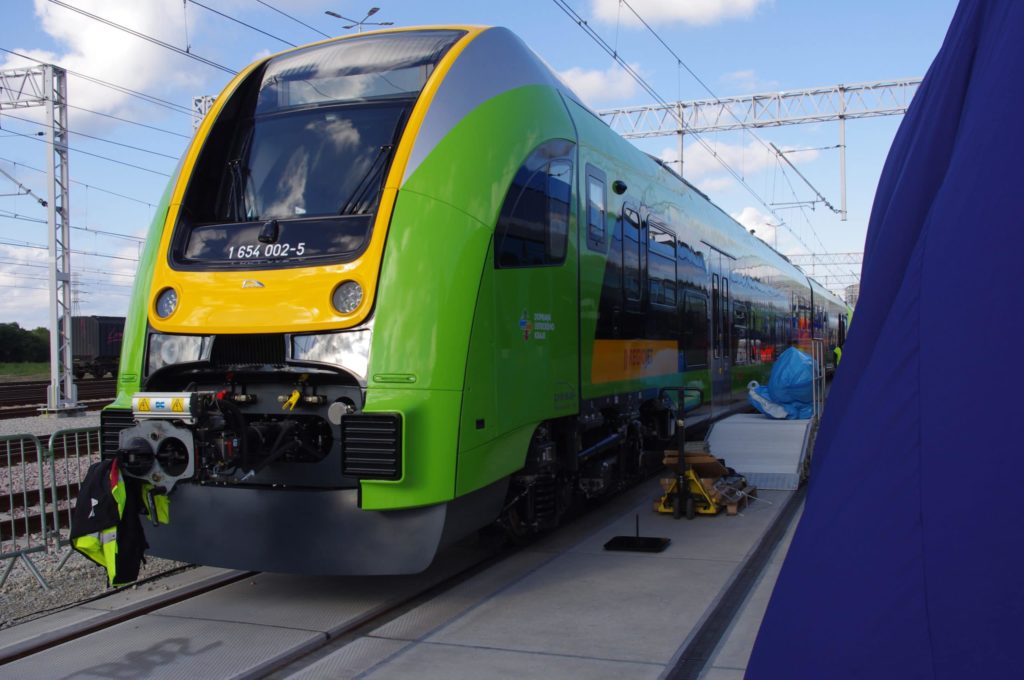 Europejska premiera jednostki PESA 654 dla czeskiego przewoźnika  RegioJet