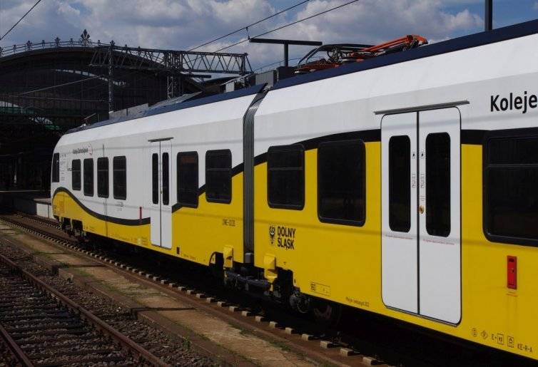 Pociąg Kolei Dolnośląskich
