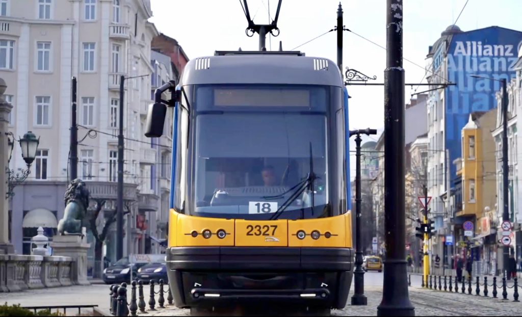 Tramwaj w Sofii
