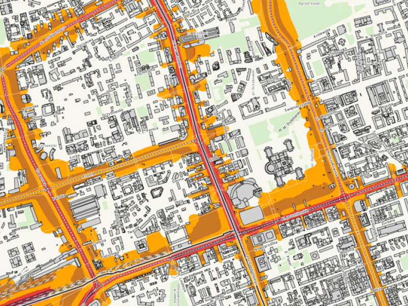 Mapa Akustyczna Warszawy