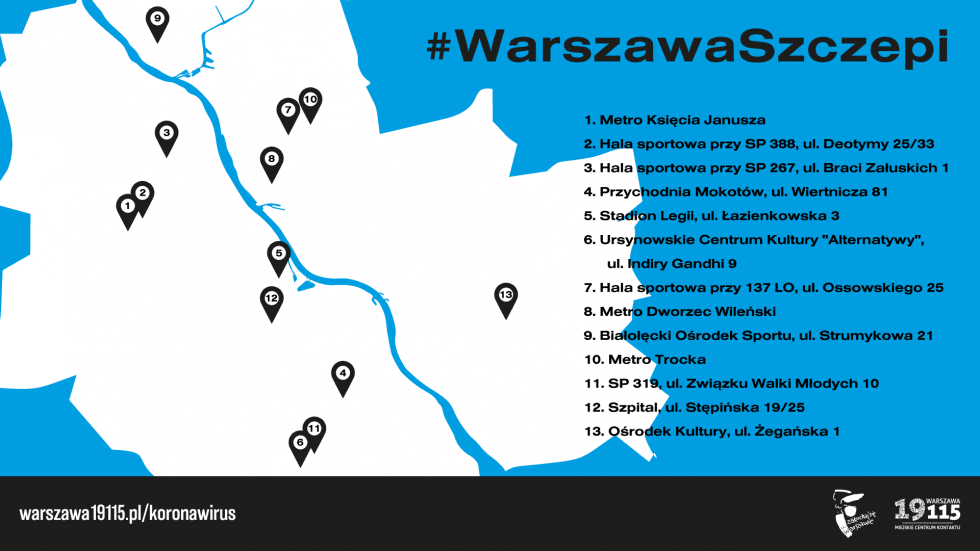 Mapka Wykaz Psm W Warszawie