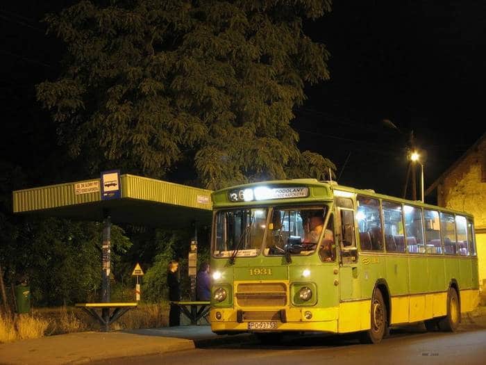 DAF MB200 na pętli Podolany