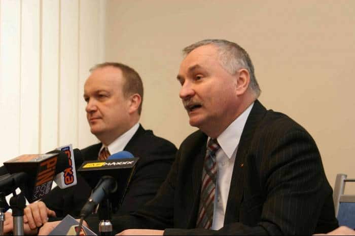 Leszek Ruta - dyrektor ZTM na konferencji prasowej