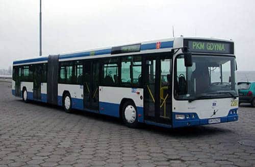 Uroczysta prezentacja autobusów Volvo 7000 A z PKM-u