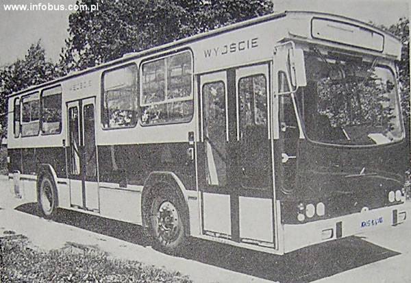 Prototyp autobusu Autosan H110-30 (później znanego jako H90) z 1976 r.