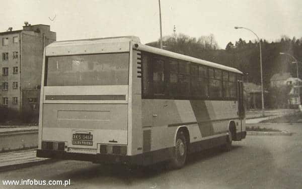 Prototyp Autosana H10-10 z 1988 r. - widok od tyłu.