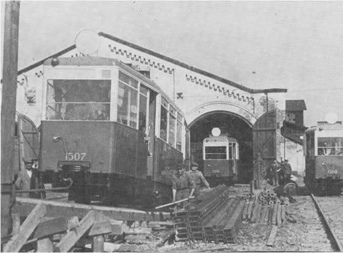 Wagony tramwajowe produkowane w Sanoku w 1948 roku, archiwum SFA
