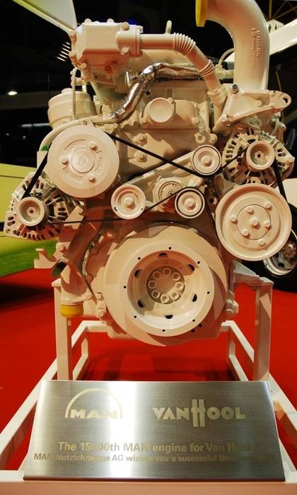 W ciągu 30 lat współpracy, MAN dostarczył belgijskiemu producentowi ponad 15 000 silników, a także ponad 16 000 osi do autobusów. Fot. MAN Nutzfahrzeuge AG