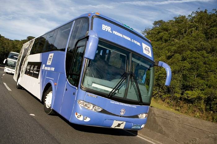 Autokar Marcopolo zbudowany na podwoziu Volvo B9R. Fot. Volvo Buses